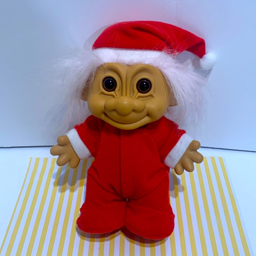 Santa Claus Troll Doll 8” Christmas